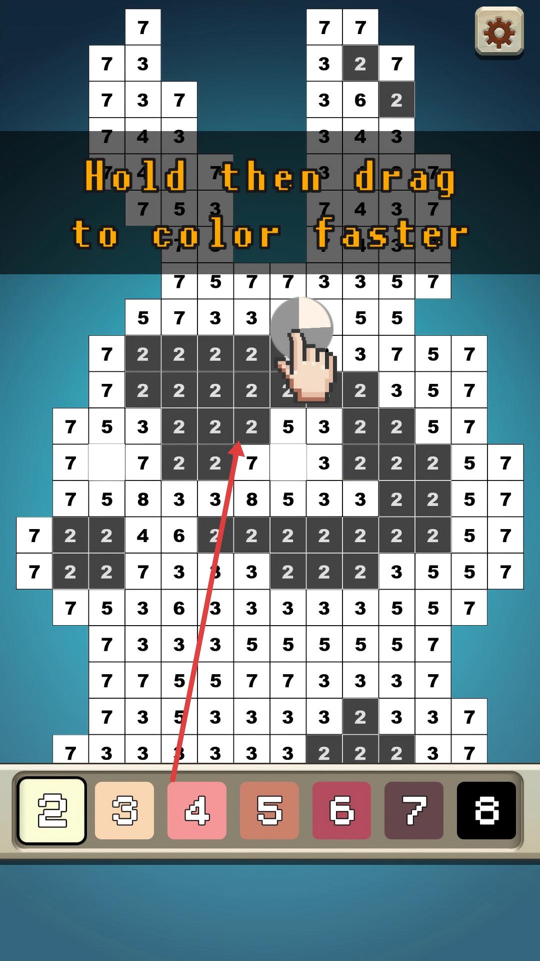 像素艺术彩色岛