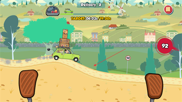 憨豆先生送快递