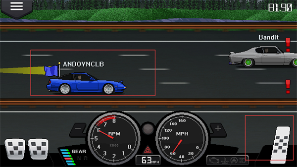 像素赛车手无限金币版无限钻石版