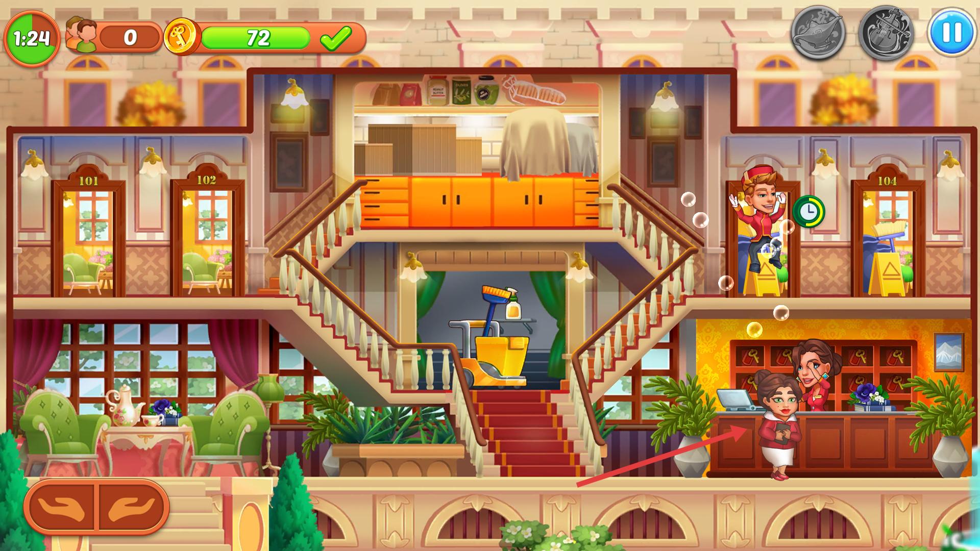 帝国发烧酒店无限金币钻石版