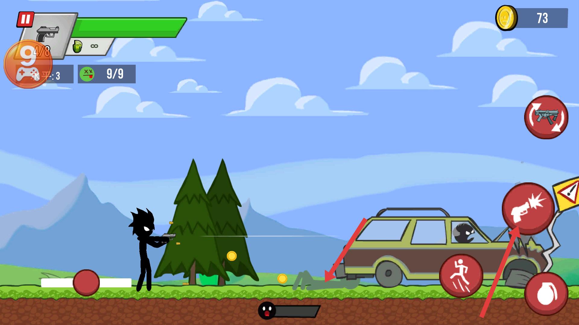 火柴人大战僵尸