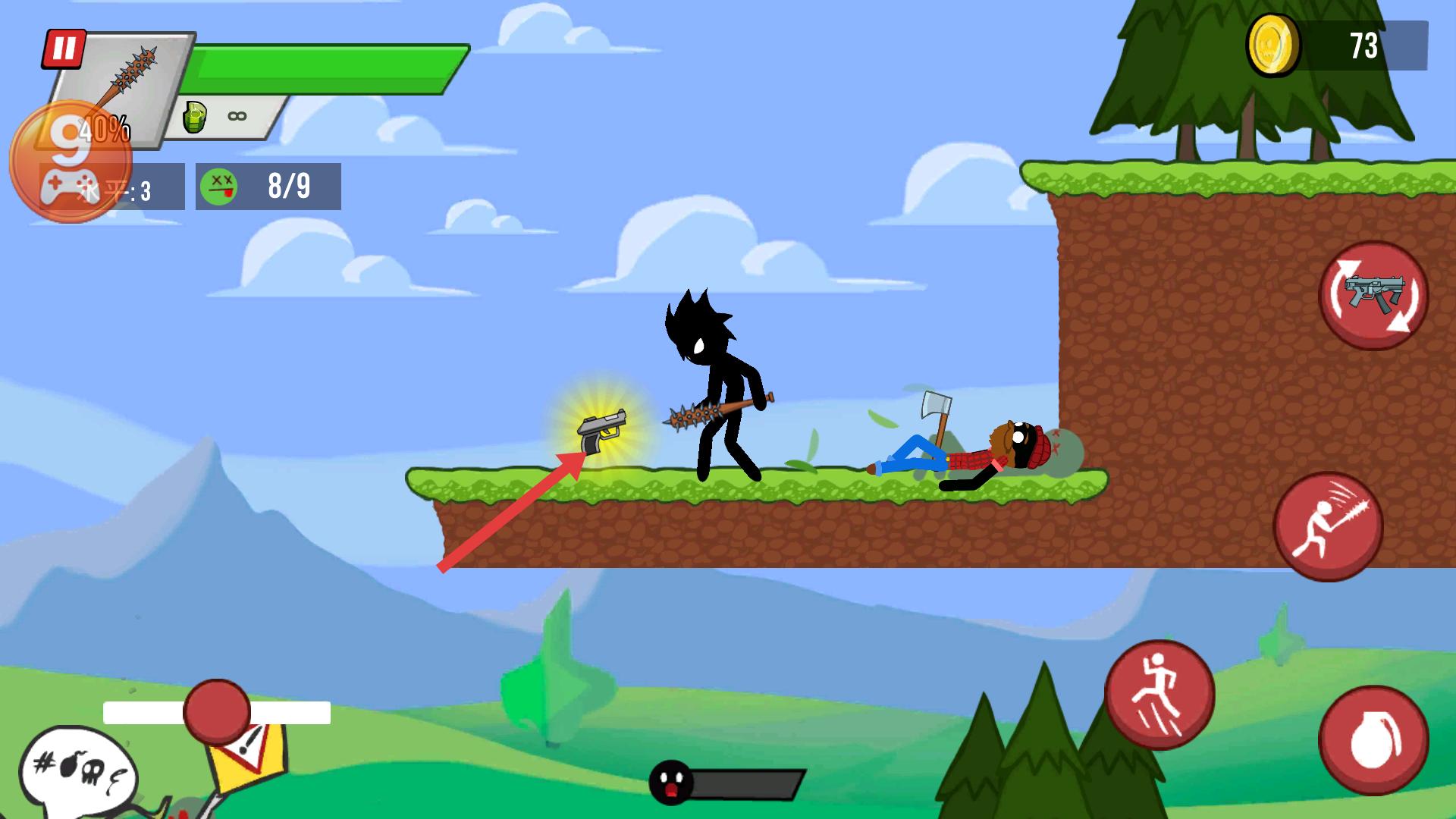 火柴人大战僵尸