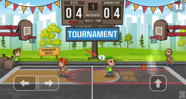 篮球战役无限金币版
